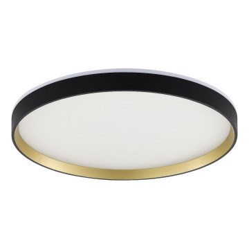 Zuma Line - LED RGBW Himmennettävä kattovalo LED/32W/230V + LED/8W 3000-6000K musta/kulta + kauko-ohjaus