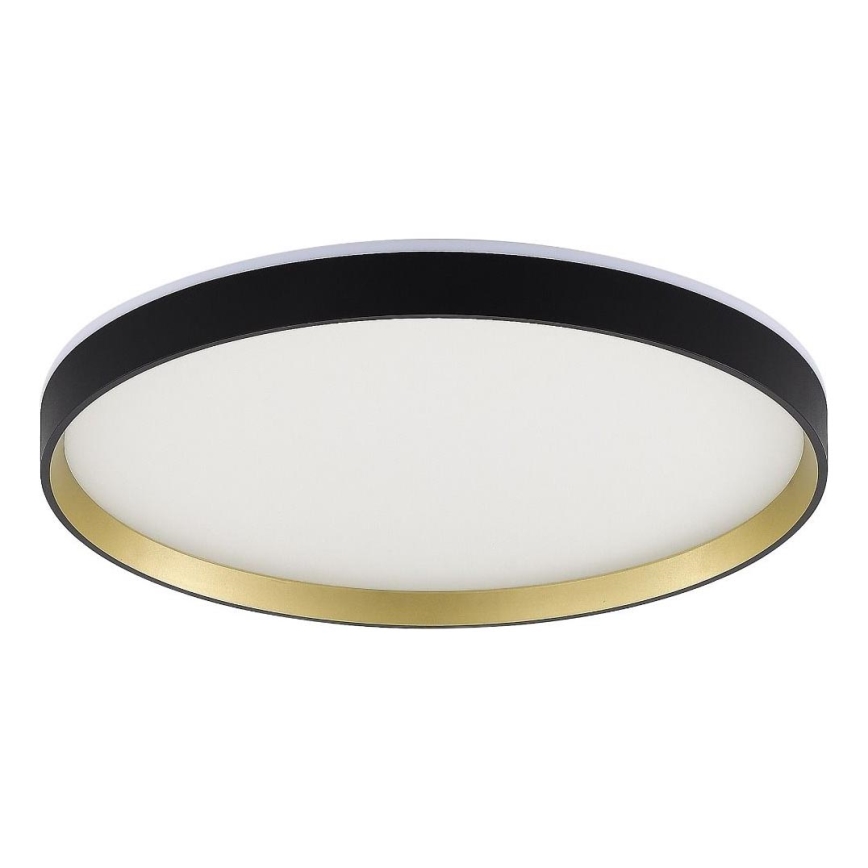Zuma Line - LED RGBW Himmennettävä kylpyhuoneen kattovalaisin LED/32W/230V + LED/8W 3000-6000K IP44 musta/kulta + kauko-ohjaus