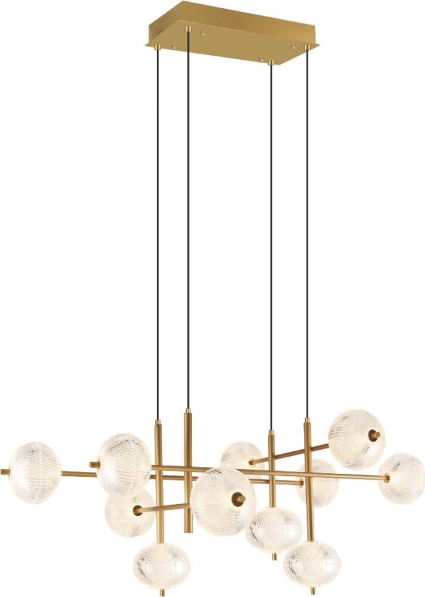 Zuma Line - LED-riippuvalaisin kaapelilla LED/63W/230V kulta