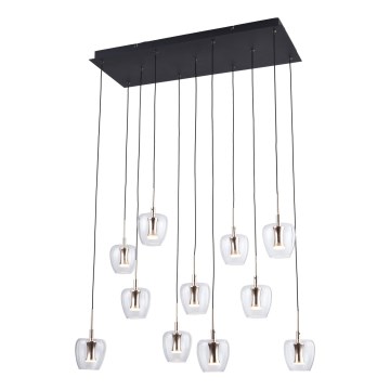 Zuma Line - LED-riippuvalaisin vaijerilla 11xLED/3W/230V musta