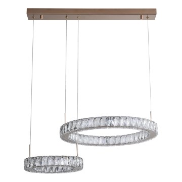 Zuma Line - LED-riippuvalaisin vaijerilla LED/36W/230V ruusukultainen