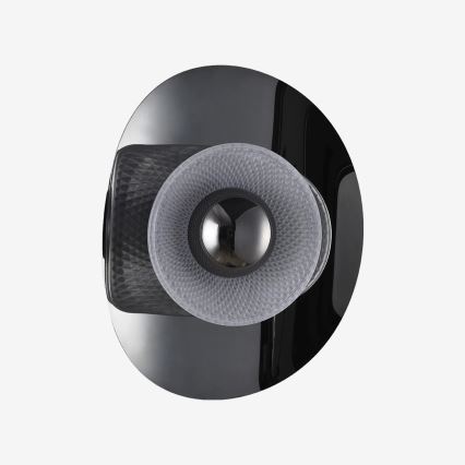 Zuma Line - LED-seinävalaisin LED/8W/230V musta/savunmusta