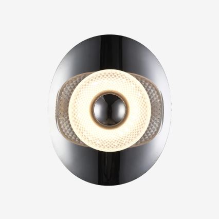 Zuma Line - LED-seinävalaisin LED/8W/230V musta/savunmusta