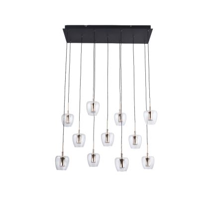 Zuma Line - LED-riippuvalaisin vaijerilla 11xLED/3W/230V musta