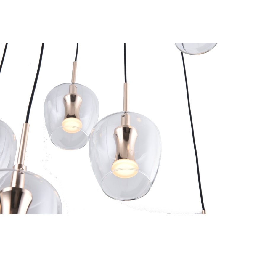 Zuma Line - LED-riippuvalaisin vaijerilla 11xLED/3W/230V musta