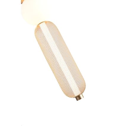 Zuma Line - LED Himmennettävä riippuvalaisin vaijerilla LED/27W/230V 3000-5700K kultainen + kaukosäädin