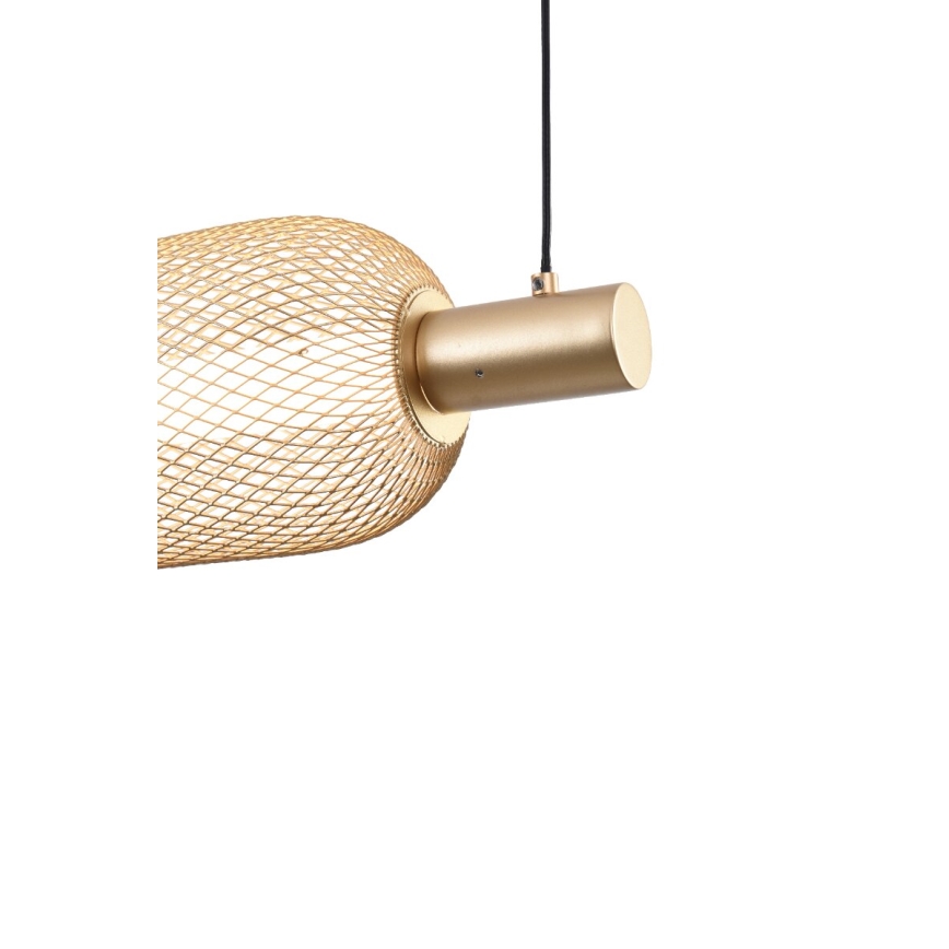 Zuma Line - LED-himmennettävä riippuvalaisin kaapelilla LED/27W/230V 3000-5700K kullanvärinen + kaukosäädin