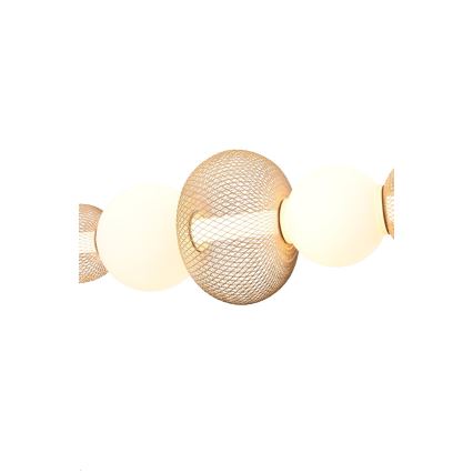 Zuma Line - LED-himmennettävä riippuvalaisin kaapelilla LED/27W/230V 3000-5700K kullanvärinen + kaukosäädin