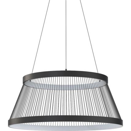 Zuma Line - Himmennettävä LED-kattokruunu johdossa LED/53W/230V 2700-6000K musta + kauko-ohjaus