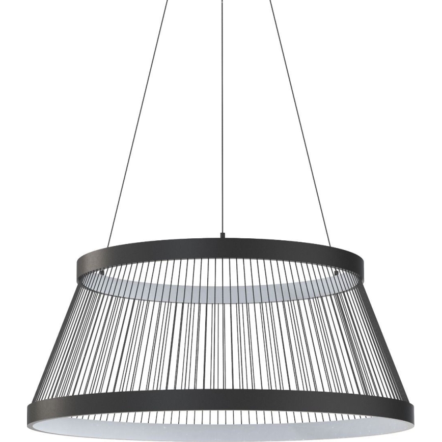 Zuma Line - Himmennettävä LED-kattokruunu johdossa LED/53W/230V 2700-6000K musta + kauko-ohjaus