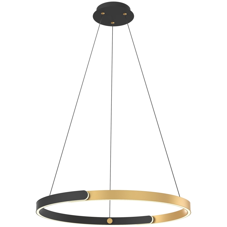 Zuma Line - Himmennettävä LED-kattokruunu johdossa LED/30W/230V musta/kulta