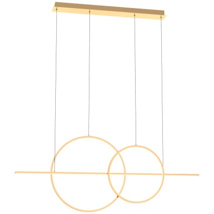 Zuma Line - Himmennettävä LED-kattokruunu johdossa LED/34W/230V kulta
