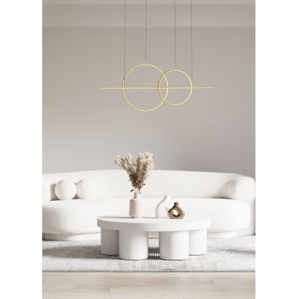 Zuma Line - Himmennettävä LED-kattokruunu johdossa LED/34W/230V kulta