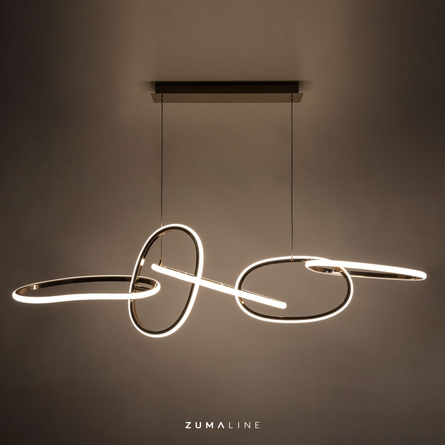 Zuma Line - Himmennettävä LED-kattokruunu johdossa LED/56W/230V kulta