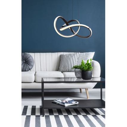 Zuma Line - Himmennettävä LED-kattokruunu johdossa LED/44W/230V musta