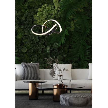 Zuma Line - Himmennettävä LED-kattokruunu johdossa LED/44W/230V musta/kulta