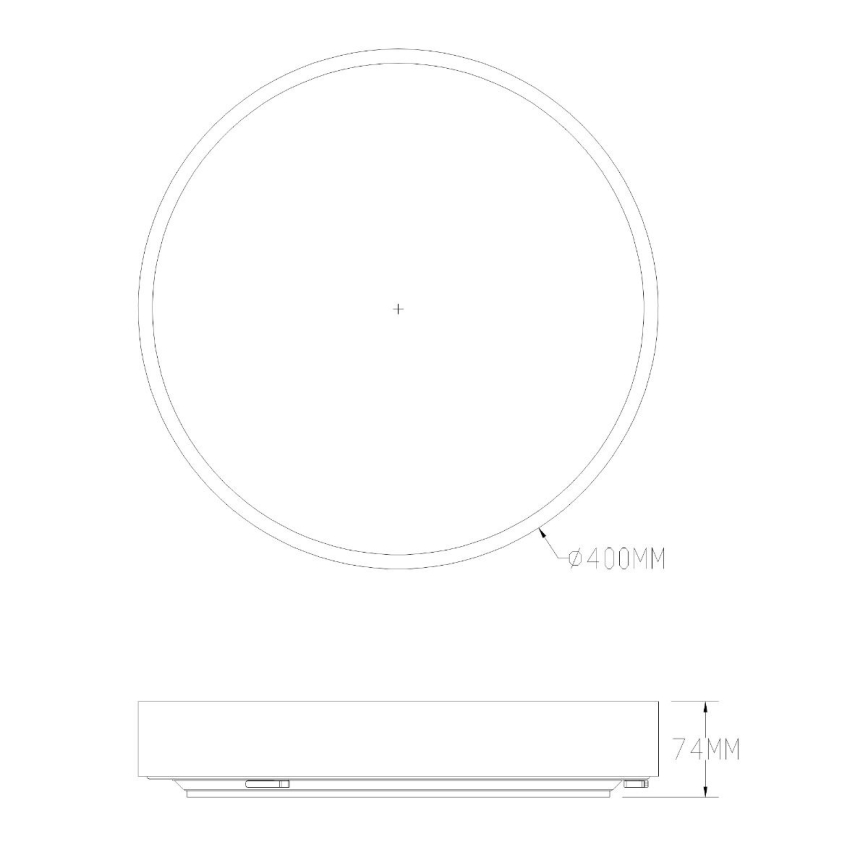 Zuma Line - Himmennettävä kylpyhuoneen LED-kattovalaisin LED/36W/230V 3000-6000K halkaisija 40 cm IP44 messinki + kauko-ohjaus