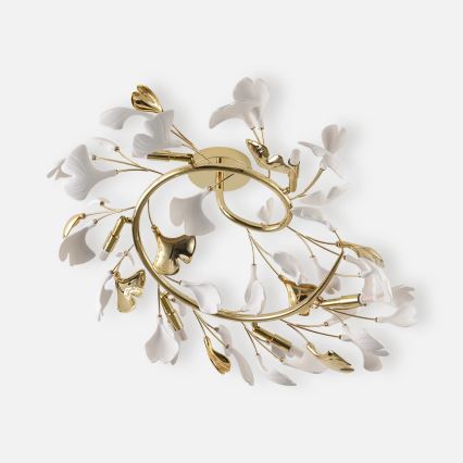 Zuma Line - Pintakiinnitteinen kattokruunu 6xG9/42W/230V, halkaisija 70 cm, kultainen