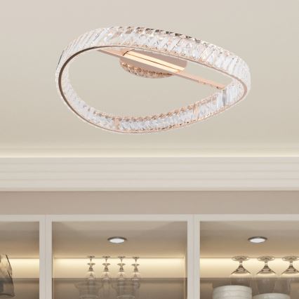 Zuma Line - himmennettävä LED-kattovalaisin LED/36W/230V, halkaisija 52 cm, ruusukulta