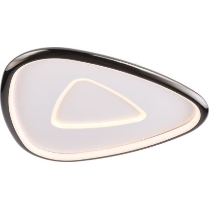 Zuma Line - Himmennettävä LED-kattovalaisin LED/27W/230V 3000K musta kiiltävä kromi