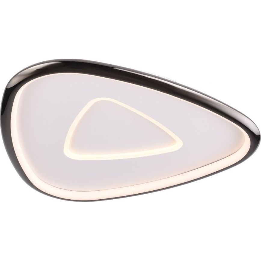 Zuma Line - Himmennettävä LED-kattovalaisin LED/27W/230V 3000K musta kiiltävä kromi