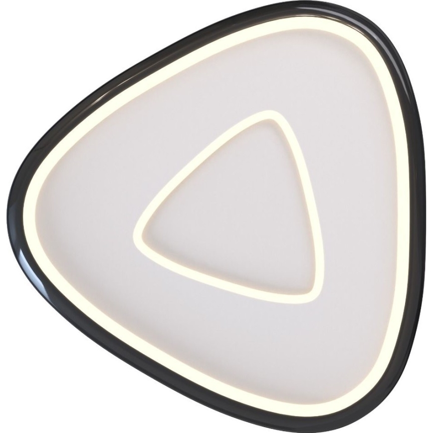 Zuma Line - Himmennettävä LED-kattovalaisin LED/27W/230V 3000K musta kiiltävä kromi