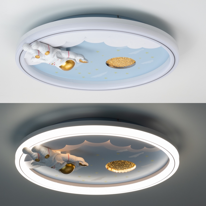 Zuma Line - LED Himmennettävä dětské Kattovalo LED/42W/230V 3000/5700K astronaut