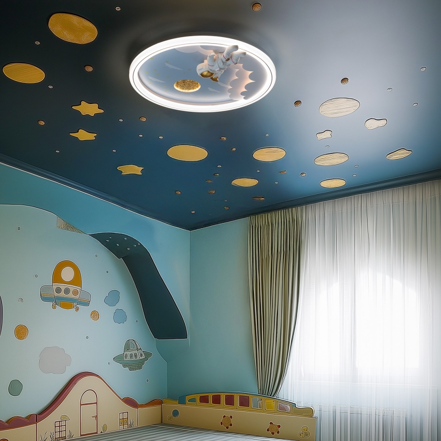 Zuma Line - LED Himmennettävä dětské Kattovalo LED/42W/230V 3000/5700K astronaut