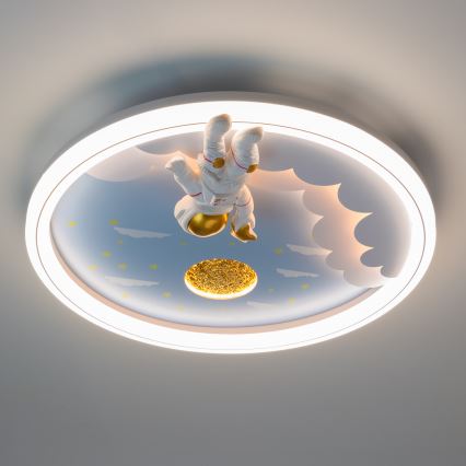 Zuma Line - LED Himmennettävä dětské Kattovalo LED/42W/230V 3000/5700K astronaut