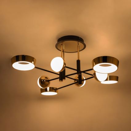 Zuma Line - Himmennettävä pinta-asennettava LED-kattokruunu LED/60W/230V kultainen/musta