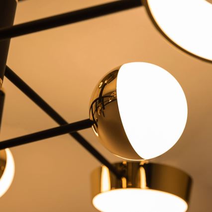 Zuma Line - Himmennettävä pinta-asennettava LED-kattokruunu LED/60W/230V kultainen/musta