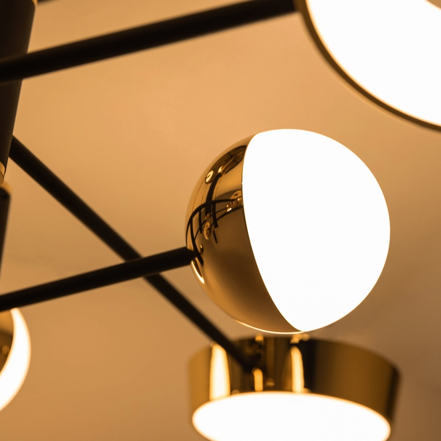 Zuma Line - Himmennettävä pinta-asennettava LED-kattokruunu LED/60W/230V kultainen/musta