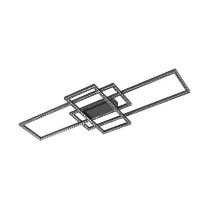 Zuma Line - LED Himmennettävä kristallikattovalaisin LED/52W/230V 2700-6000K musta + kauko-ohjaus