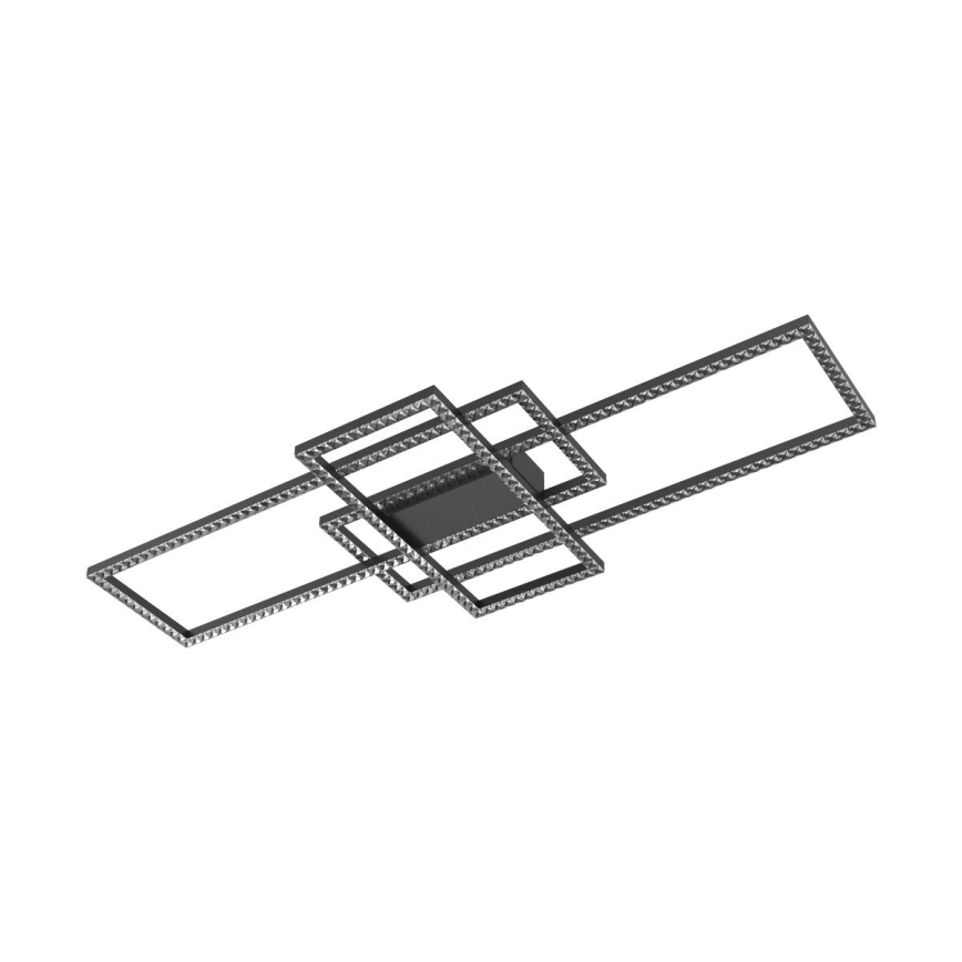 Zuma Line - LED Himmennettävä kristallikattovalaisin LED/52W/230V 2700-6000K musta + kauko-ohjaus