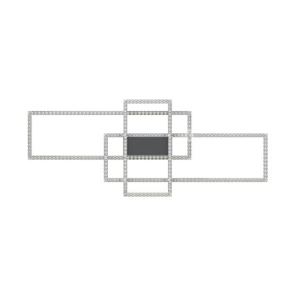 Zuma Line - LED Himmennettävä kristallikattovalaisin LED/52W/230V 2700-6000K musta + kauko-ohjaus