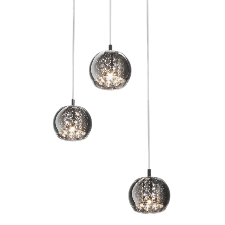 Zuma Line P0076-03M-B5FZ-Kristallikruunu CRYSTAL 3xG9/42W/230V