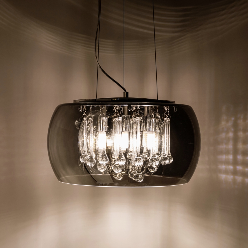 Zuma Line P0076-06X-F4FZ-Kristallikruunu CRYSTAL 6xG9/42W/230V
