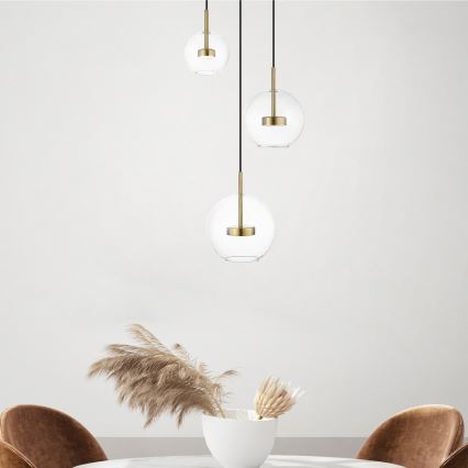 Zuma Line - LED-kattokruunu johdossa 3xLED/5W/230V kulta