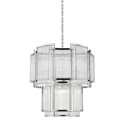 Zuma Line - Kattokruunu ketjussa 8xE14/60W/230V kiiltävä kromi