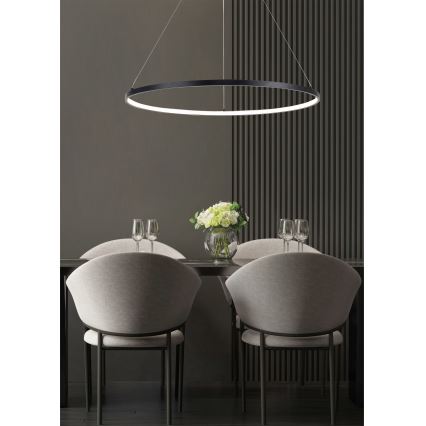 Zuma Line - LED-kattokruunu johdossa LED/32W/230V 3000/4000/6000K halkaisija 60 cm musta