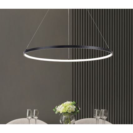 Zuma Line - LED-kattokruunu johdossa LED/32W/230V 3000/4000/6000K halkaisija 60 cm musta