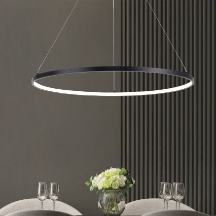 Zuma Line - LED-kattokruunu johdossa LED/40W/230V 3000/4000/6000K halkaisija 90 cm musta