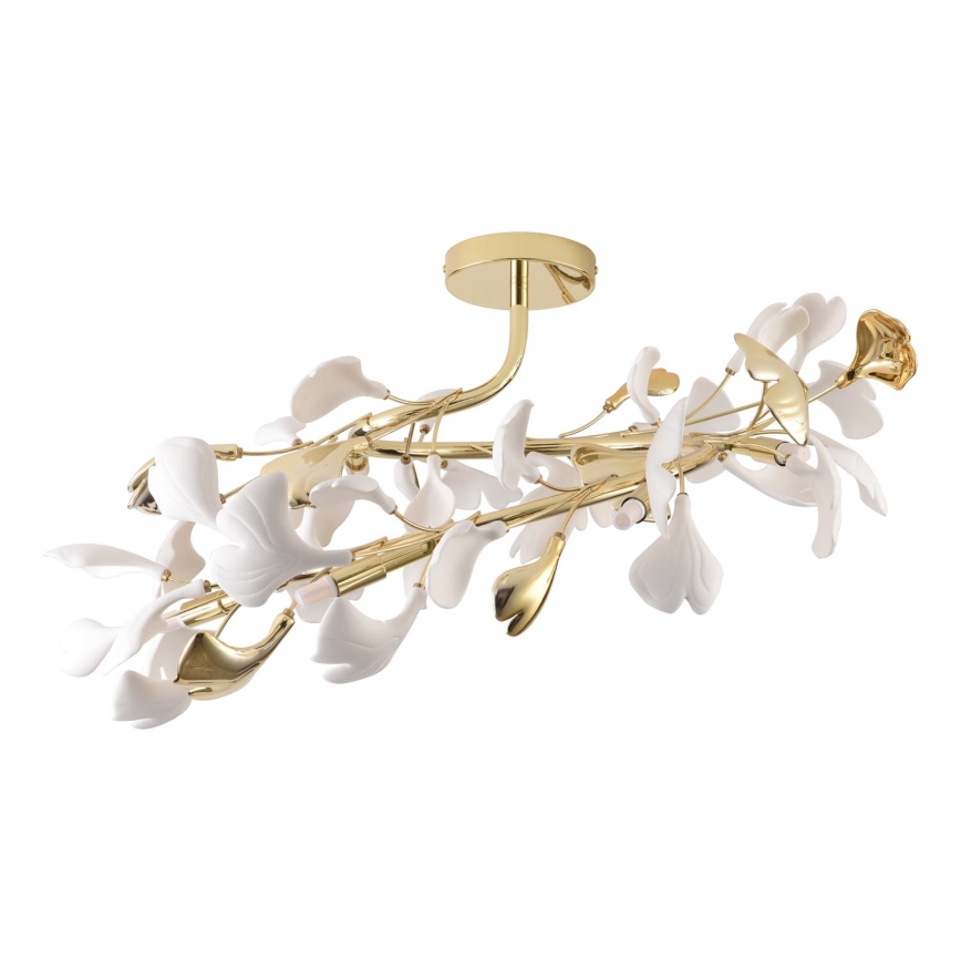 Zuma Line - Pintakiinnitteinen kattokruunu 6xG9/42W/230V, halkaisija 70 cm, kultainen