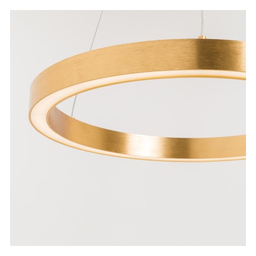 Zuma Line PL200910-400-GD - LED Riippuvalaisin CARLO 1xLED/30W/230V 40 cm kultainen