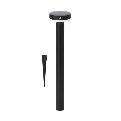 Zuma Line - LED-aurinkolamppu liike- ja hämärätunnistimella LED/4,5W/2000 mAh IP44 musta