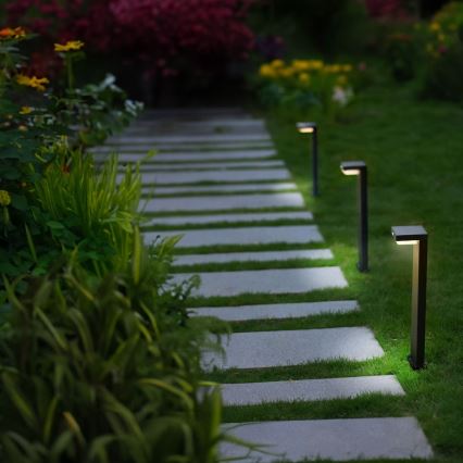 Zuma Line - LED-aurinkolamppu liike- ja hämärätunnistimella LED/4,5W/2000 mAh IP44 musta