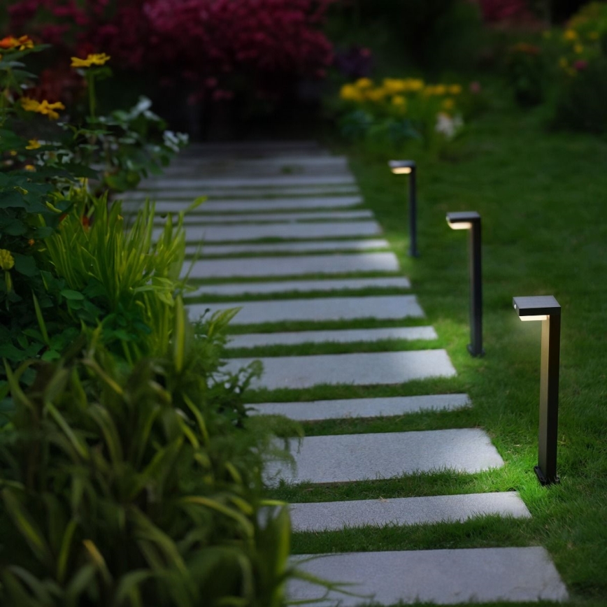 Zuma Line - LED-aurinkolamppu liike- ja hämärätunnistimella LED/4,5W/2000 mAh IP44 musta