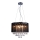 Zuma Line RLD92174-8B - Kattokruunu VERONA 8xG9/40W/230V musta
