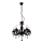 Zuma Line RLD94016-5B -Riippuvalaisin ketjulla MAGNOLIA 5xE14/40W/230V black