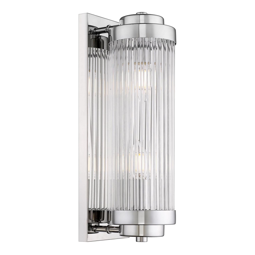 Zuma Line - Seinävalaisin 2xE14/60W/230V kiiltävä kromi